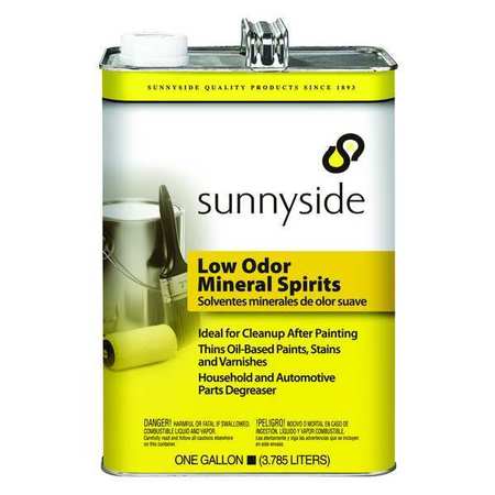 Sunnyside Mineral Spirits, Oil-Based, Can, 1 gal 803G1