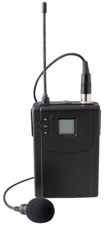SPECO TECHNOLOGIES Lapel UHF Microphone, Wireless MUHFLP
