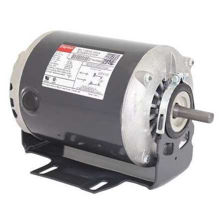 DAYTON Split-Phase Belt Drive Motor, 1/2 HP, 56Z Frame, 115V AC Voltage, 1,725 Nameplate RPM 5K258BG