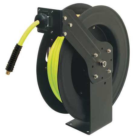 Legacy Spring Return Hose Reel, 3/8 in Hose Dia., 50 ft Length, 300 psi L8611FZ-GRA