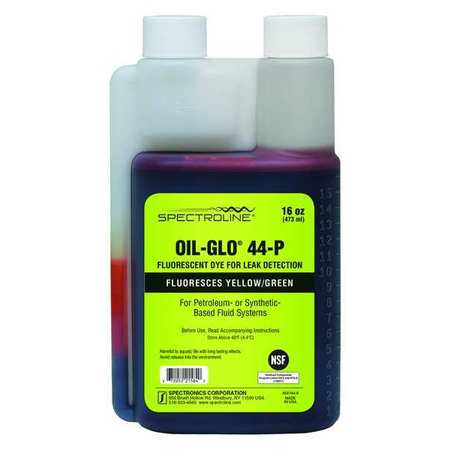 Spectroline UV Dye, Industrial Oil Systems, 1 Pint OIL-GLO 44-P