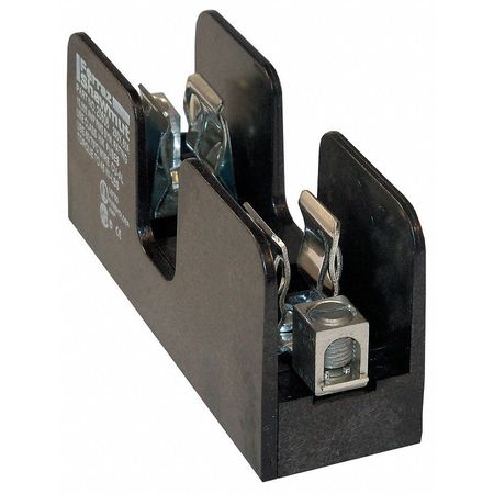 MERSEN Open Fuse Block, H; K5 UL Class, 1 Poles, 60A Amp Range, 250V AC/DC Volt Rating 20606