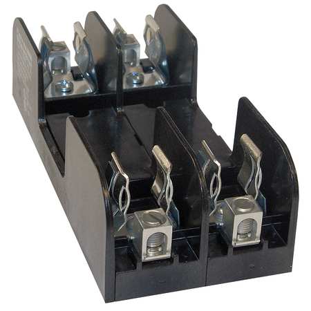 MERSEN Open Fuse Block, H; K5 UL Class, 2 Poles, 60A Amp Range, 600V AC/DC Volt Rating 60657