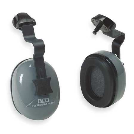 MSA SAFETY Hard Hat Mounted Ear Muffs, 25 dB, Soprano, Green 10034487