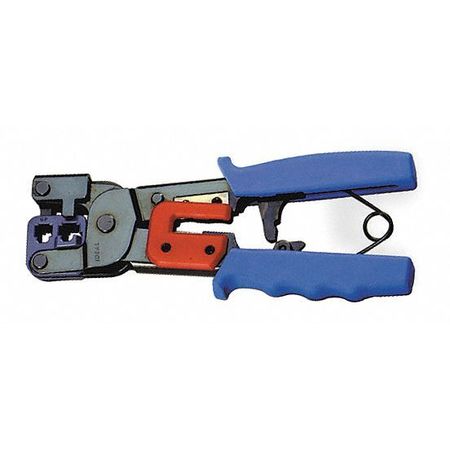 IDEAL Ratchet Crimper, RJ-11, RJ-45, 13" L 30-696