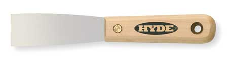 Hyde Putty Knife, Flexible, 1-1/4", Carbon Steel 07010