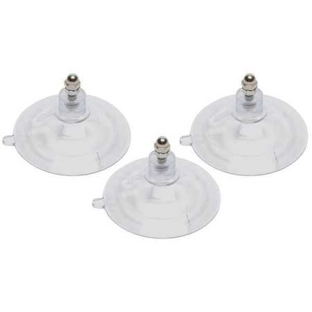 Zoro Select Hard Hat Window Mount Kit, Clear, 3 PK 5LTR5