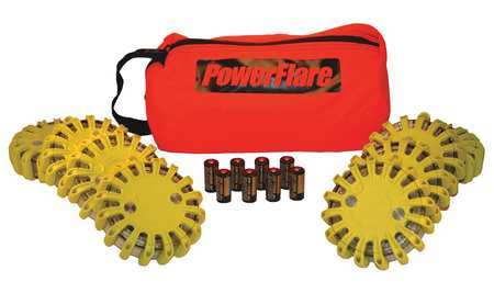 POWERFLARE LED Safety Flare, LED Color Red/Amber SP8O-RA-Y
