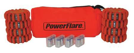 POWERFLARE LED Safety Flare, LED Color Red SP8O-R-O