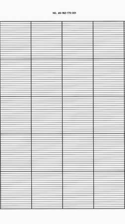 HONEYWELL Strip Chart, Roll, Range None, Length 120Ft BN  46182175-001