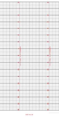 HONEYWELL Strip Chart, Roll, Range 0 to 16,120 Ft BN  561