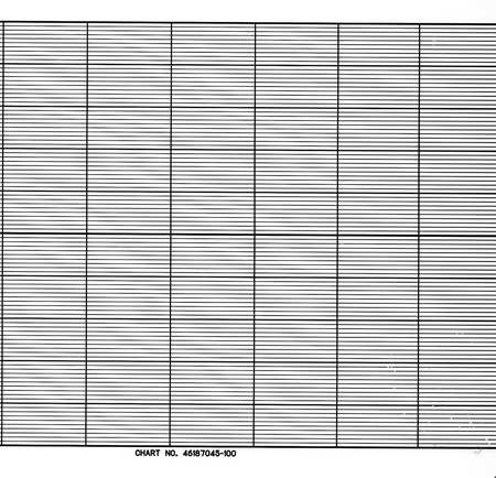 HONEYWELL Strip Chart, Fanfold, Range None, 46 Ft BN  46187045-100