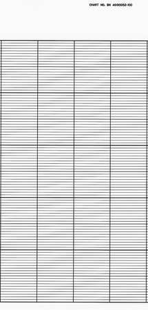 Honeywell Strip Chart, Roll, Range None, Length 115Ft BN  46190052-100