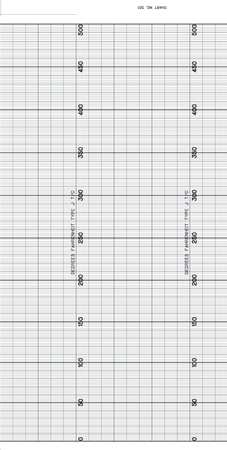 HONEYWELL Strip Chart, Roll, Range 0 to 500,120 Ft BN  501