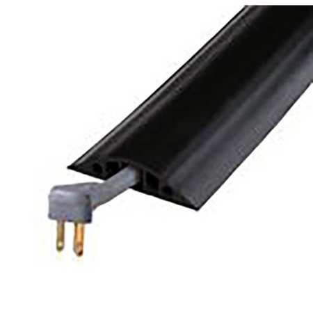 CHECKERS Cable Protector, 3 Channels, Black, 5 ft. L RFD5-5
