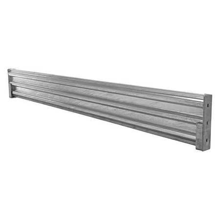 ZORO SELECT Guard Rail, 10 ft. L, 15 In. H GR-F3R-DI-10-HDG