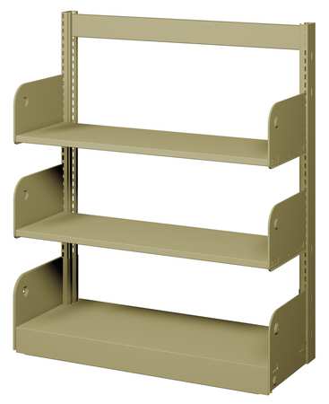 ESTEY Flat Shelf, Single Face, 3 Shelves WF41100