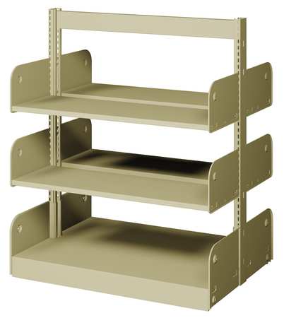 ESTEY Flat Shelf, Double Face, 6 Shelves WF42100