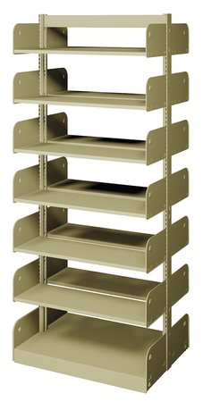 ESTEY Flat Shelf, Double Face, 14 Shelves WF82100