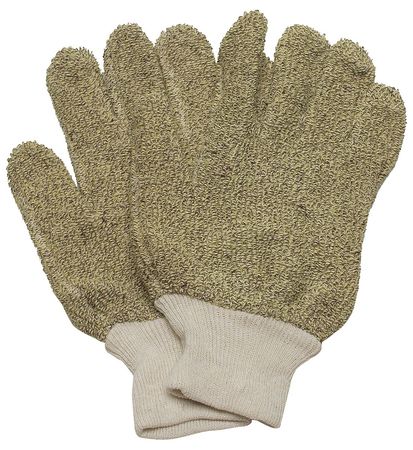 Condor Heat Resist. Gloves, Green, L, Cotton, PR 5MPK4