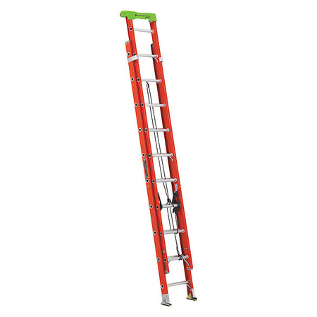 Louisville 20 ft Fiberglass Extension Ladder, 300 lb Load Capacity L-3022-20PT