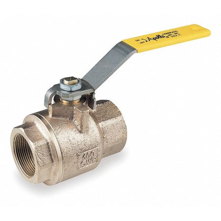 APOLLO VALVES Bronze Ball Valve Inline 1-1/2" 77C10701