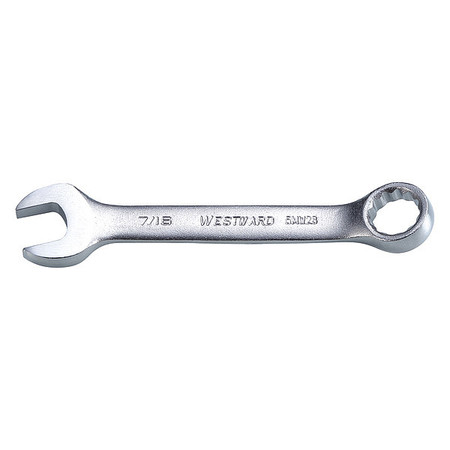 Westward Combination Wrench, SAE, 7/16in Size 5MW28