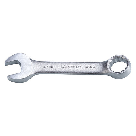 WESTWARD Combination Wrench, SAE, 9/16in Size 5MW32