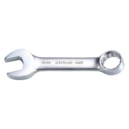 WESTWARD Combination Wrench, Metric, 19mm Size 5MW33