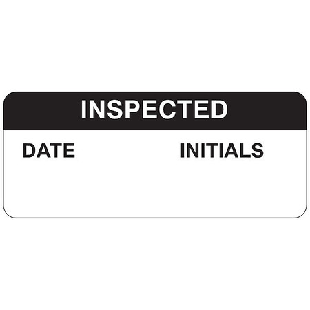BRADY Inspection Label, 1-1/2 In. W, PK364 82587