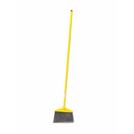 Rubbermaid Commercial 11 Sweep Face Angle Broom, Synthetic, Gray FG637500GRAY