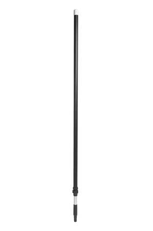 Remco 61-4/5" to 112-1/2" Threaded Telescopic Handle, 1 1/4 in Dia, Black, Aluminum/Plastic 29759