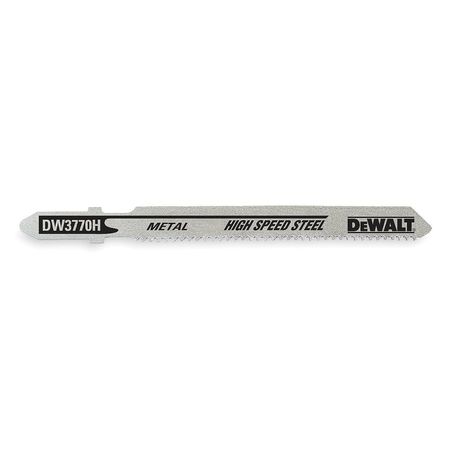 DEWALT 3" 14 TPI T-Shank Metal Cutting Cobalt Steel Jig Saw Blade DW3770-5