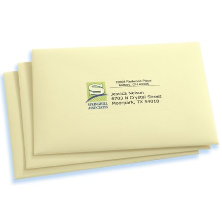 Avery Avery® Clear Easy Peel® Address Labels for Inkjet Printers 8662, 1-1/3" x 4", Pack of 350 727828662