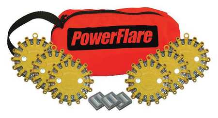 POWERFLARE LED Safety Flare, LED Color Red/Amber SP6O-RA-Y