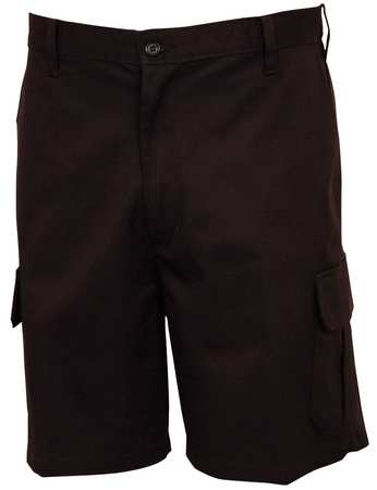 FASHION SEAL Men's Cargo Shorts, 32, Black 64279 32