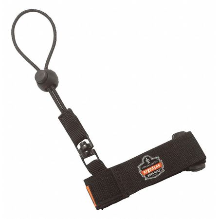 ERGODYNE Tool Lanyard, Black, 7-1/2 In. L, 2 lb. 3115