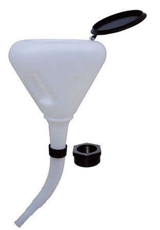 WESTWARD Spillproof Funnel w/Drum Bung Attachment 5NUE9