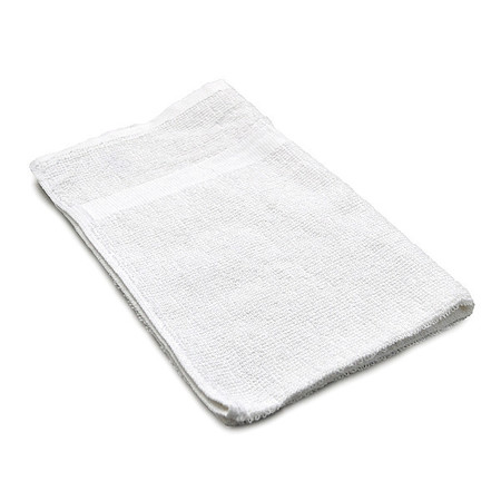 R & R Textile Hand Towel, 16x27 In., White, PK12 51620