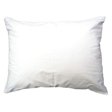 R & R Textile Pillow, Queen, 30x21 In., White X11701