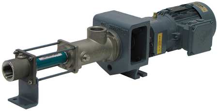 NETZSCH Metering Pump, 1/2 HP, 230/460VDC, 8 gph MSVS0009180AF000