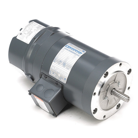 Marathon Motors Brake Motor, 3/4 HP, 1725,208-230/460, 56C 5K49PN4565