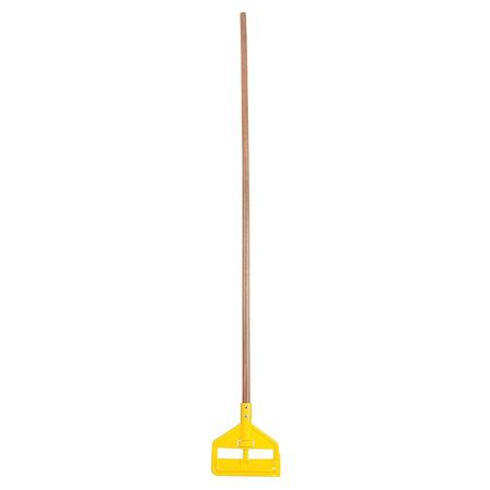 RUBBERMAID COMMERCIAL 60" Slide On Wet Mop Handle, Wood FGH116000000