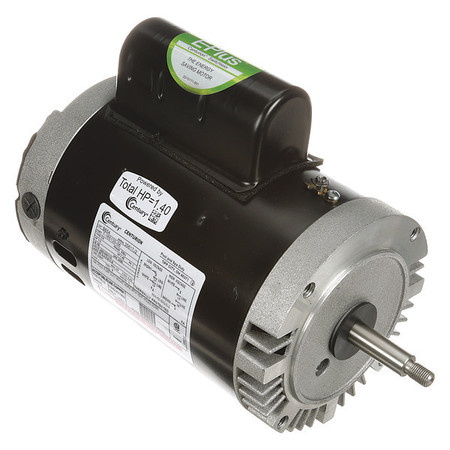 CENTURY Pool Pump Motor, Permanent Split Capacitor, 1 HP, 56J Frame, 3,450 Nameplate RPM B654