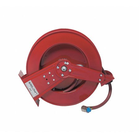 Reelcraft Spring Return Hose Reel, 3/4 in Hose Dia., 50 ft Length, 250 psi 83050 OLP