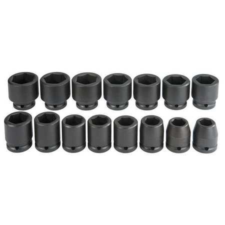 PROTO 3/4" Drive Impact Socket Set, SAE, 15 pcs J73105