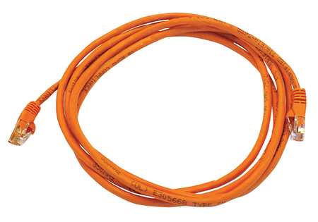 MONOPRICE Ethernet Cable, Cat 5e, Orange, 7 ft. 2143