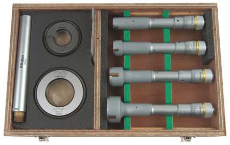MITUTOYO Bore Gage Set, Holtest, 0.8-2 In 368-918