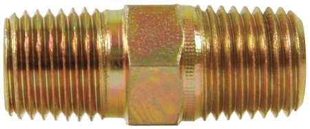 ZORO SELECT Hex Nipple 1/8In, PK10 5RLA1