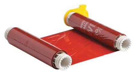 Brady Ribbon Cartridge, 8-3/4" W, 200 ft. L, Red 13514
